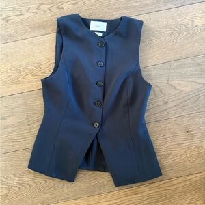 Aritzia Navy Blue Vest